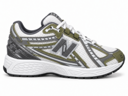 Alternative view of Basket NB-5A — Blanc / Gris / Kaki