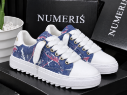 Sneakers NUMERIS — Bleu / Blanc / Rose