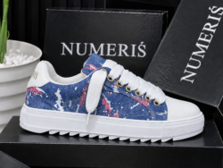 Alternative view of Sneakers NUMERIS — Bleu / Blanc / Rose