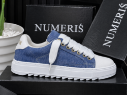 Alternative view of Sneakers NUMERIS — Bleu uni