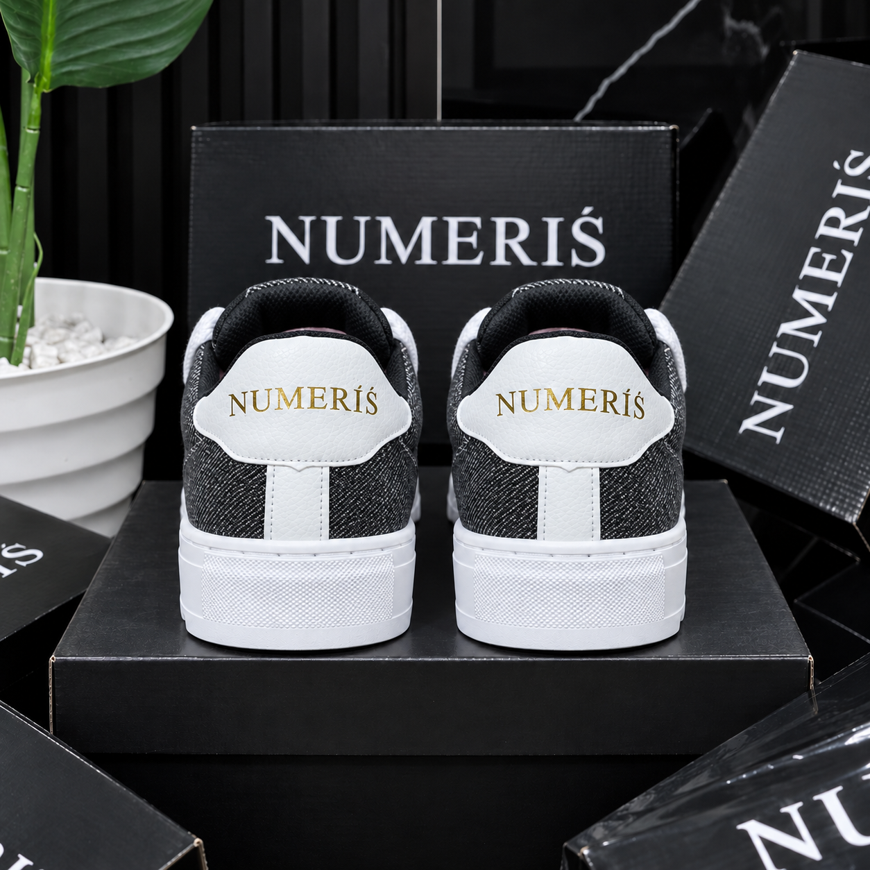 Sneakers NUMERIS — Gris denim – Image 4